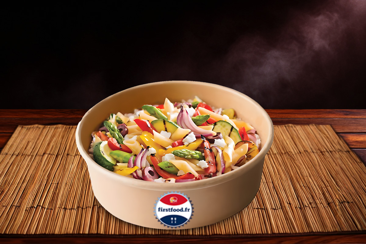 Pâtes aux légumes grillés